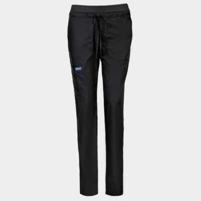 Pantaloni medicali de damă CHEROKEE MR TAPERED NEGRU WWE105 / Stenso / Sanitara, Asistenti medicali, Curatenie