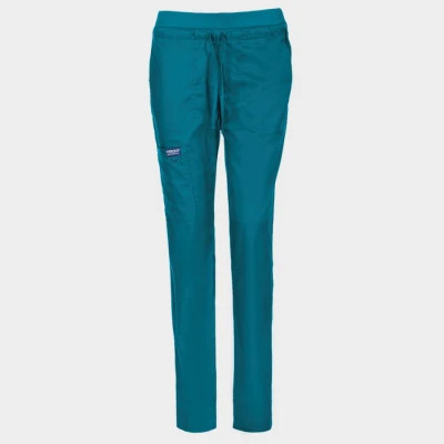 Pantaloni medicali de damă CHEROKEE MR TAPERED CARIBBEAN BLUE WWE105 / Stenso / Sanitara, Asistenti medicali, Curatenie