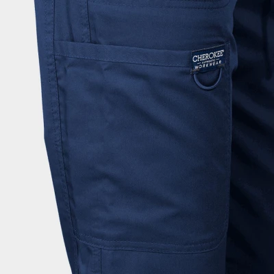 Pantaloni medicali de damă CHEROKEE MR TAPERED ALBASTRU ÎNCHIS WWE105 / Stenso / Sanitara, Asistenti medicali, Curatenie
