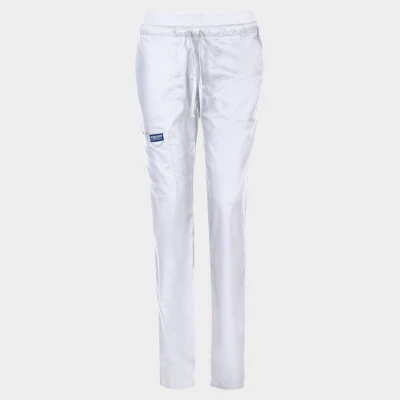 Pantaloni medicali de damă CHEROKEE MR TAPERED ALB WWE105 / Stenso / Sanitara, Asistenti medicali, Curatenie