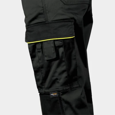 Pantaloni de damă BELLA STRETCH NEGRU / Stenso / Pantaloni salopeta talie