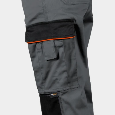 Pantaloni de damă BELLA STRETCH GRI / Stenso / Pantaloni salopeta talie