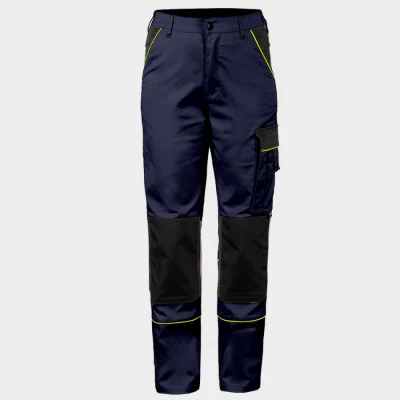 Pantaloni de damă BELLA STRETCH ALBASTRU ÎNCHIS / Stenso / Pantaloni salopeta talie