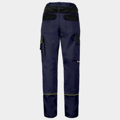 Pantaloni de damă BELLA STRETCH ALBASTRU ÎNCHIS / Stenso / Pantaloni salopeta talie