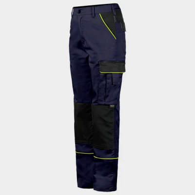 Pantaloni de damă BELLA STRETCH ALBASTRU ÎNCHIS / Stenso / Pantaloni salopeta talie
