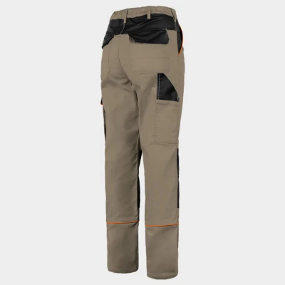 Pantaloni de damă BELLA STRETCH KAKI / Stenso / Pantaloni salopeta talie