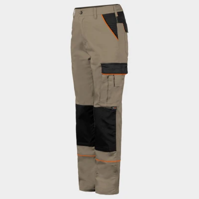 Pantaloni de damă BELLA STRETCH KAKI / Stenso / Pantaloni salopeta talie
