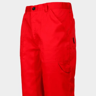 Pantaloni de lucru PLUTON T/C ROȘU / Stenso / Pantaloni salopeta talie