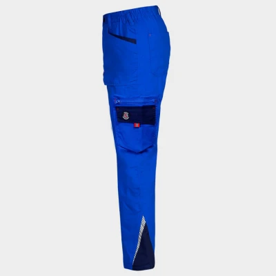 Pantaloni de lucru PRISMA LIGHT STRETCH ALBASTRU REGAL/ALBASTRU ÎNCHIS / Stenso / Pantaloni salopeta talie