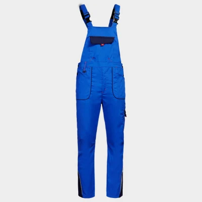 Pantaloni de salopete PRISMA LIGHT STRETCH ALBASTRU REGAL/ALBASTRU ÎNCHIS / Stenso / Pantaloni salopeta cu pieptar