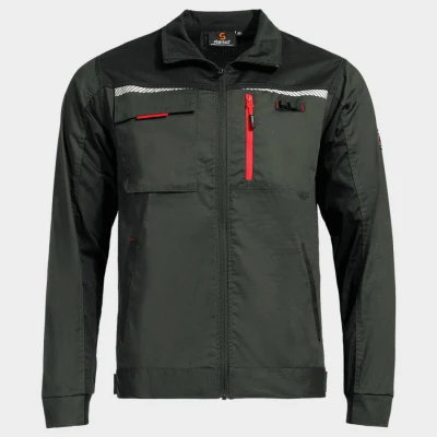 Jachetă de lucru PRISMA LIGHT STRETCH KAKI/NEGRU / Stenso / Jachete salopeta