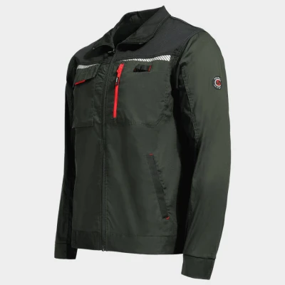 Jachetă de lucru PRISMA LIGHT STRETCH KAKI/NEGRU / Stenso / Jachete salopeta