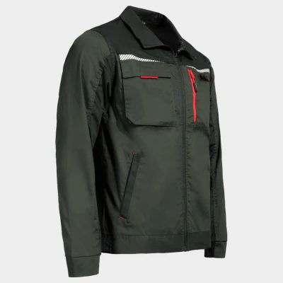 Jachetă de lucru PRISMA LIGHT STRETCH KAKI/NEGRU / Stenso / Jachete salopeta