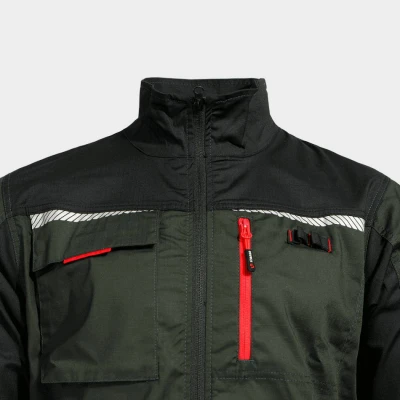 Jachetă de lucru PRISMA LIGHT STRETCH KAKI/NEGRU / Stenso / Jachete salopeta