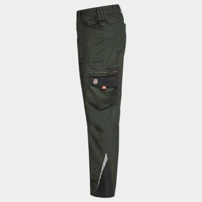 Pantaloni de lucru PRISMA LIGHT STRETCH KAKI/NEGRU / Stenso / Pantaloni salopeta talie