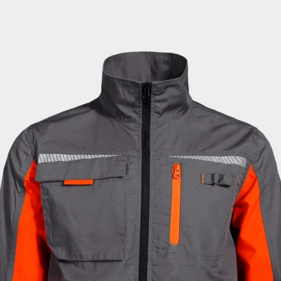 Jachetă de lucru PRISMA LIGHT STRETCH GRI/PORTOCALIU / Stenso / Jachete salopeta