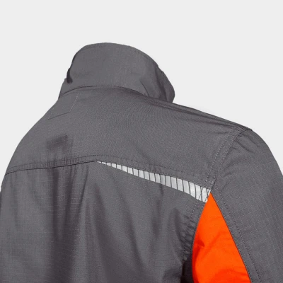 Jachetă de lucru PRISMA LIGHT STRETCH GRI/PORTOCALIU / Stenso / Jachete salopeta