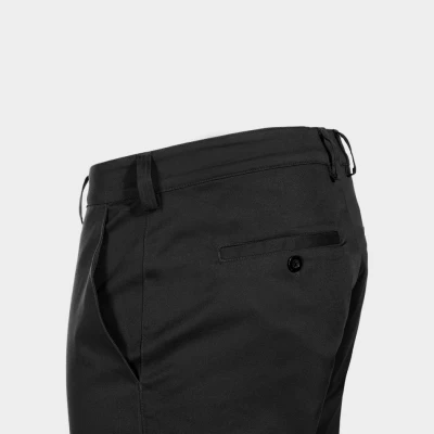 Pantaloni costum de bărbați STENSO CHINO NEGRU / Stenso / Pantaloni trening, pantaloni sport, casual