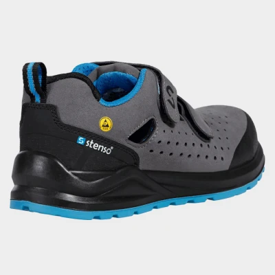 Sandale de protectie JETT S1PS ESD GRI/NEGRU / Stenso / Sandale protectie S1PS