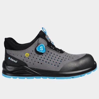 Pantofi de protectie JETT S1PS ESD GRI/ALBASTRU / Stenso / Pantofi protectie S1PS