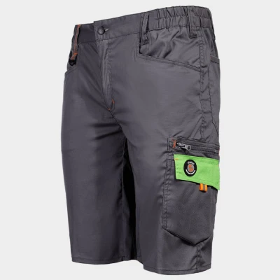 Pantaloni scurți de lucru PRISMA LIGHT STRETCH GRI DESCHIS / Stenso / Pantaloni scurti