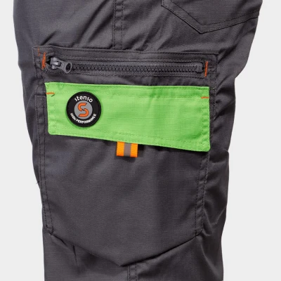 Pantaloni scurți de lucru PRISMA LIGHT STRETCH GRI DESCHIS / Stenso / Pantaloni scurti