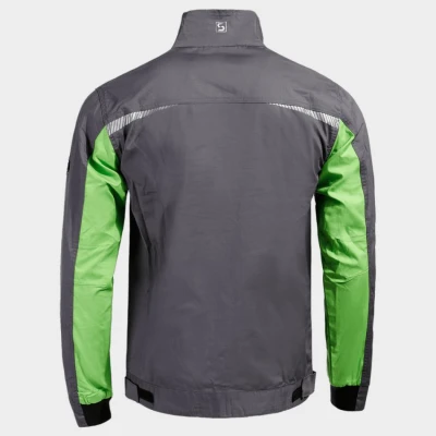 Jachetă de lucru PRISMA LIGHT STRETCH GRI/VERDE / Stenso / Jachete salopeta