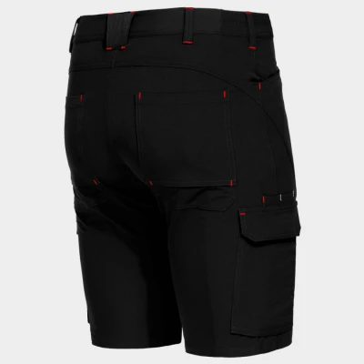 Pantaloni scurți de lucru VIGOR NEGRU/ROȘU / Stenso / Pantaloni scurti