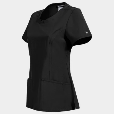 Tunică medicală pentru femei CHEROKEE ROUD NEGRU CKE2624A / Stenso / Sanitara, Asistenti medicali, Curatenie