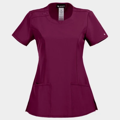Tunică medicală pentru femei CHEROKEE ROUD VIȘINIU CKE2624A / Stenso / Sanitara, Asistenti medicali, Curatenie