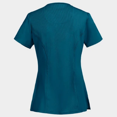 Tunică medicală pentru femei CHEROKEE WRAP PETROL CKE2625A / Stenso / Sanitara, Asistenti medicali, Curatenie