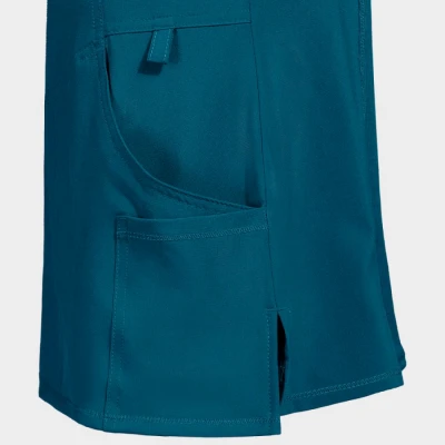 Tunică medicală pentru femei CHEROKEE WRAP PETROL CKE2625A / Stenso / Sanitara, Asistenti medicali, Curatenie