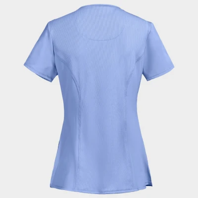 Tunică medicală pentru femei CHEROKEE WRAP ALBASTRU DESCHIS CKE2625A / Stenso / Sanitara, Asistenti medicali, Curatenie