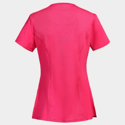 Tunică medicală pentru femei CHEROKEE WRAP ROZ CKE2625A / Stenso / Sanitara, Asistenti medicali, Curatenie