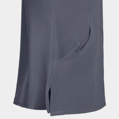 Tunică medicală pentru femei CHEROKEE WRAP GRI CKE2625A / Stenso / Sanitara, Asistenti medicali, Curatenie