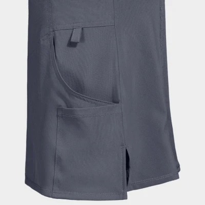 Tunică medicală pentru femei CHEROKEE WRAP GRI CKE2625A / Stenso / Sanitara, Asistenti medicali, Curatenie