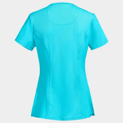 Tunică medicală pentru femei CHEROKEE WRAP TURQUOISE CKE2625A / Stenso / Sanitara, Asistenti medicali, Curatenie