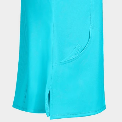 Tunică medicală pentru femei CHEROKEE WRAP TURQUOISE CKE2625A / Stenso / Sanitara, Asistenti medicali, Curatenie