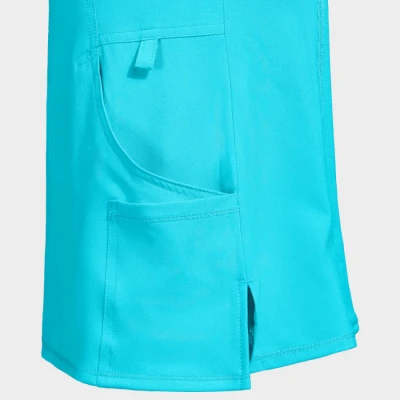 Tunică medicală pentru femei CHEROKEE WRAP TURQUOISE CKE2625A / Stenso / Sanitara, Asistenti medicali, Curatenie