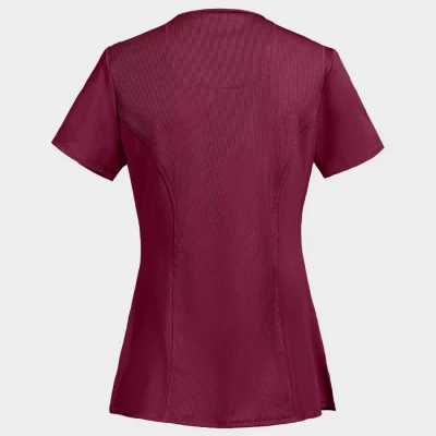 Tunică medicală pentru femei CHEROKEE WRAP VIȘINIU CKE2625A / Stenso / Sanitara, Asistenti medicali, Curatenie