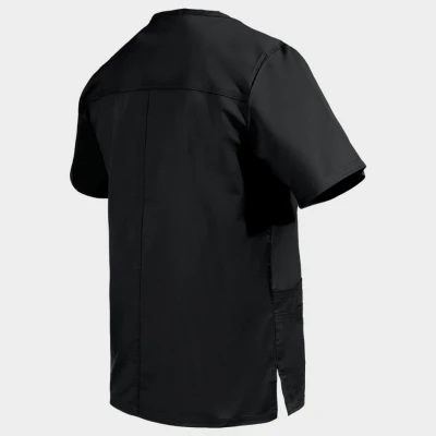 Tunică medicală CHEROKEE V-NECK NEGRU WWE4725 / Stenso / Sanitara, Asistenti medicali, Curatenie