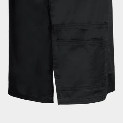 Tunică medicală CHEROKEE V-NECK NEGRU WWE4725 / Stenso / Sanitara, Asistenti medicali, Curatenie