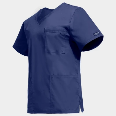 Tunică medicală CHEROKEE V-NECK ALBASTRU ÎNCHIS WWE4725 / Stenso / Sanitara, Asistenti medicali, Curatenie