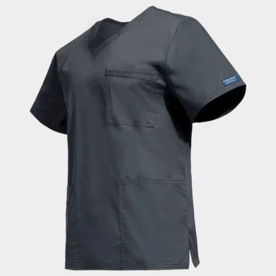 Tunică medicală CHEROKEE V-NECK GRI WWE4725 / Stenso / Sanitara, Asistenti medicali, Curatenie