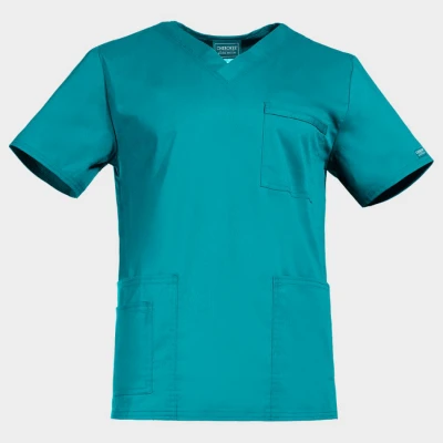 Tunică medicală CHEROKEE V-NECK PETROL DESCHIS WWE4725 / Stenso / Sanitara, Asistenti medicali, Curatenie