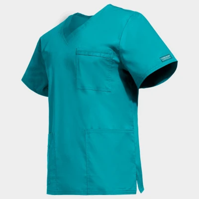 Tunică medicală CHEROKEE V-NECK PETROL DESCHIS WWE4725 / Stenso / Sanitara, Asistenti medicali, Curatenie