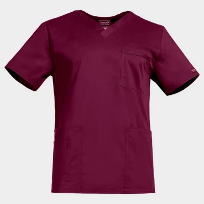 Tunică medicală CHEROKEE V-NECK VIȘINIU WWE4725 / Stenso / Sanitara, Asistenti medicali, Curatenie