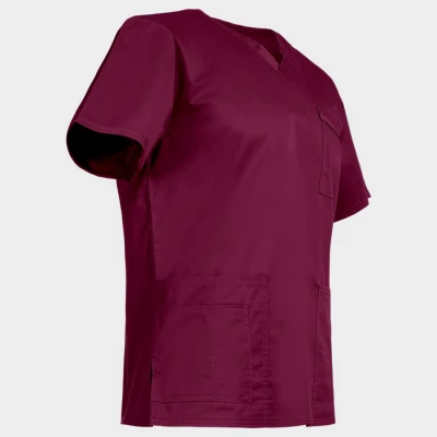 Tunică medicală CHEROKEE V-NECK VIȘINIU WWE4725 / Stenso / Sanitara, Asistenti medicali, Curatenie