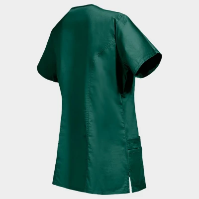 Tunică medicală pentru femei CHEROKEE WRAP NEGRU WWE4728 / Stenso / Sanitara, Asistenti medicali, Curatenie