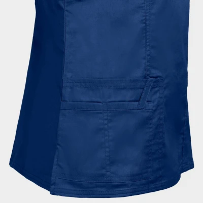 Tunică medicală pentru femei CHEROKEE WRAP ALBASTRU ÎNCHIS WWE4728 / Stenso / Sanitara, Asistenti medicali, Curatenie